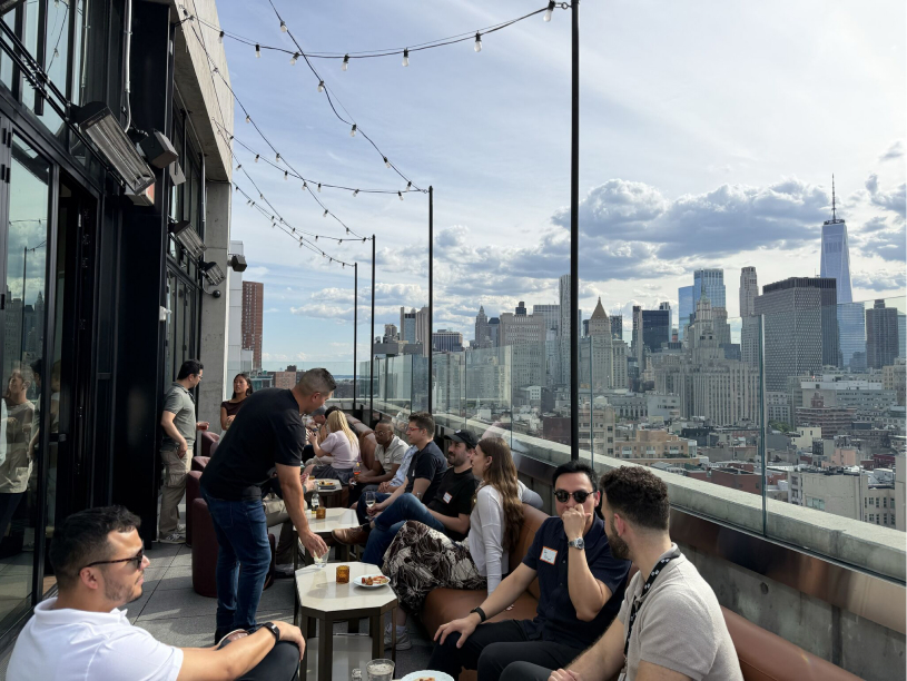 The New York office on a working afternoon